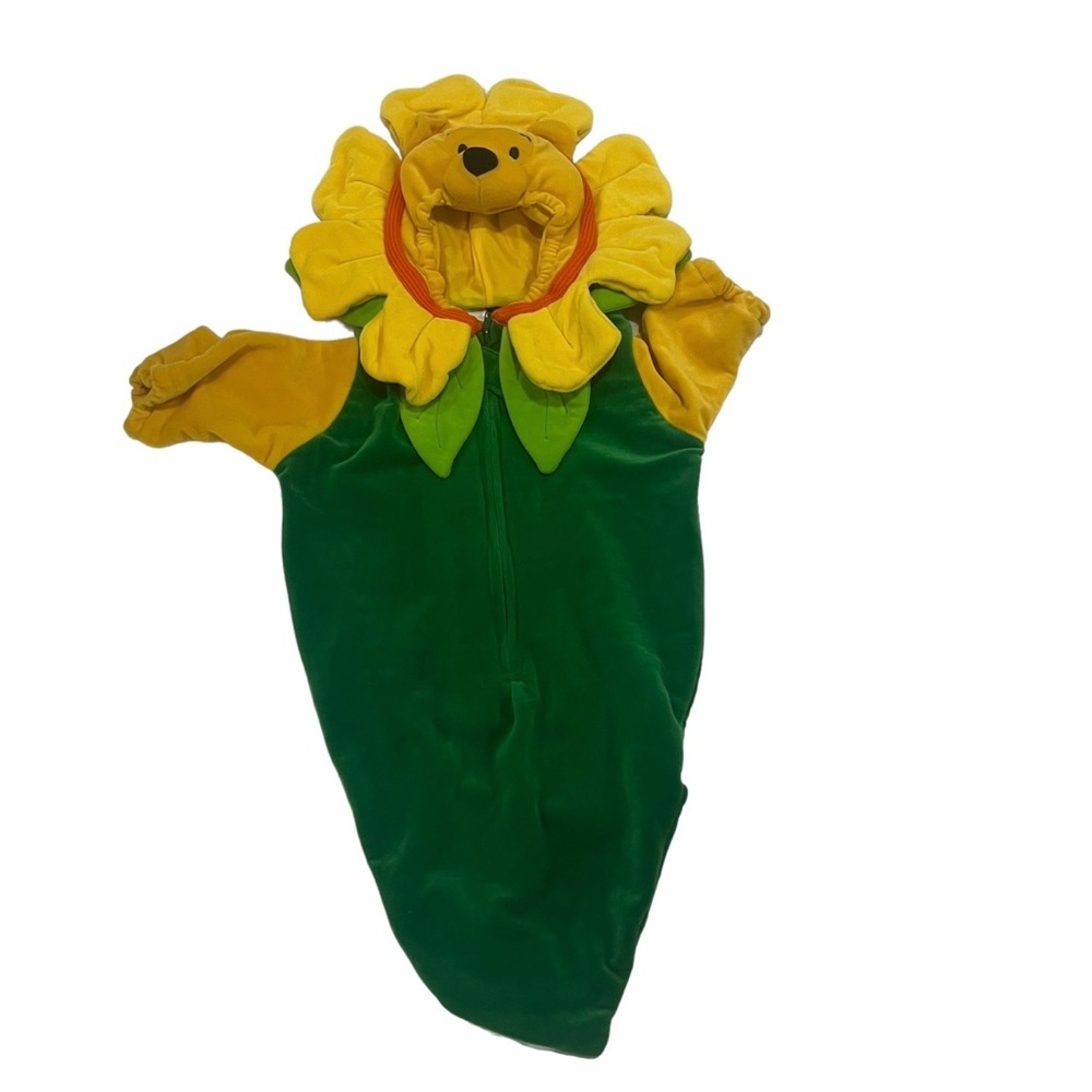 VINTAGE DISNEY STORE BABY SUNFLOWER COSTUME BUNTING 0–3 MONTHS